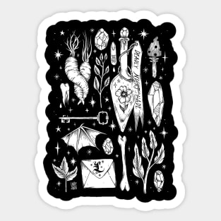 into the Witch's Garden Sticker